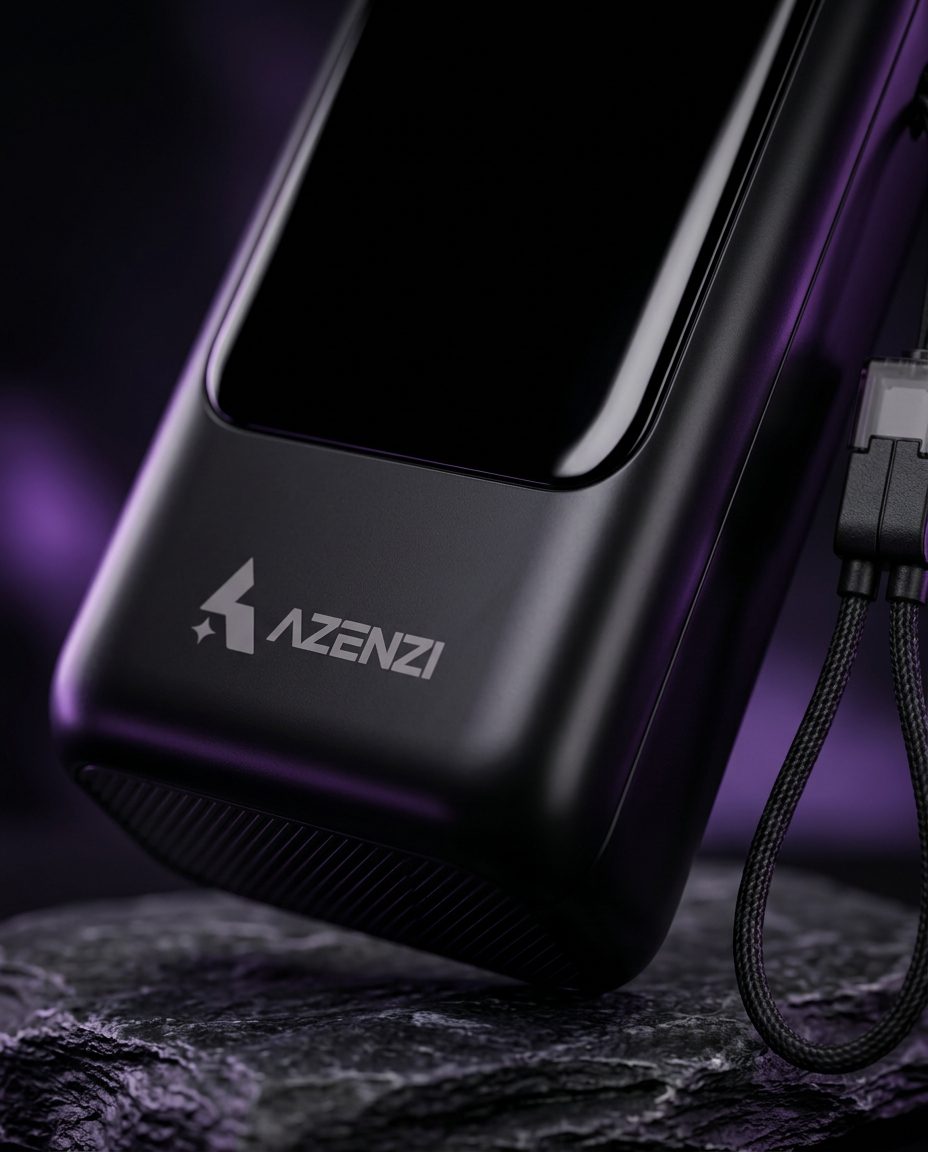 Azenzi PowerMax side profile in Midnight Black